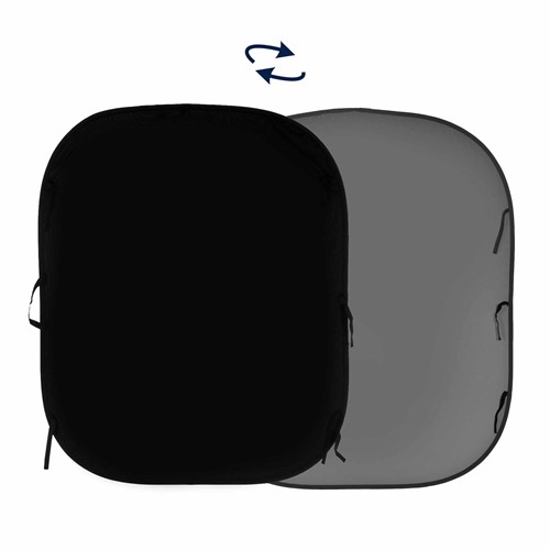 Manfrotto Background 1.8 x 1.5m Black/Gray