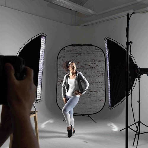 Exempelbild Distressed White Brick