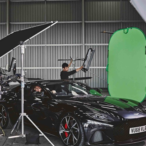 Chromakey 210x180 cm Blå/Grön