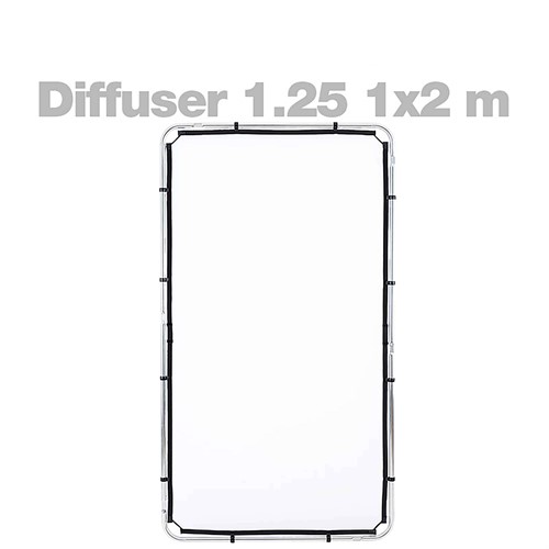 Diffuserande tyg som dämpar ljuset med 1,5f-stop