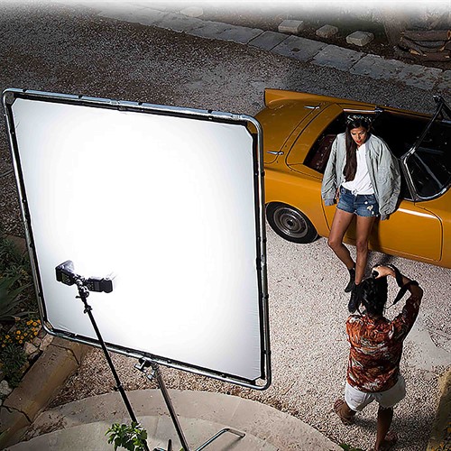 Diffusorduken kan fungera likt en softbox