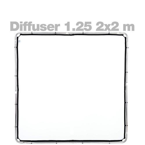 Diffusor som dämpar ljuset med -1,25 bländarsteg