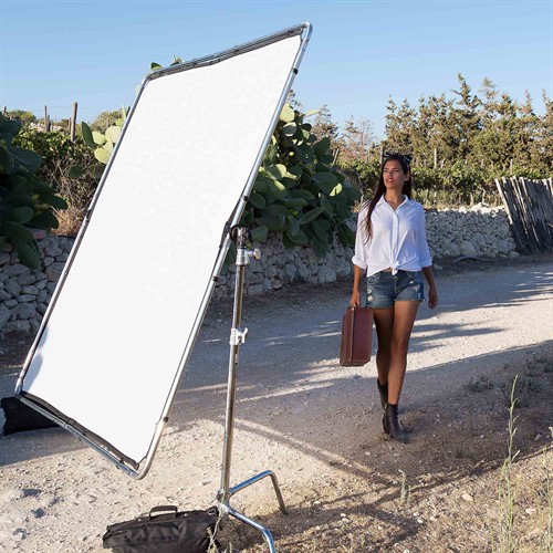 Perfekt för att diffusera solens hårda ljus