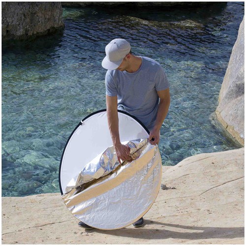 Manfrotto diffusor med reflekterande överdrag