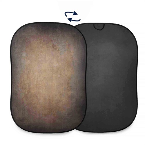 Manfrotto Baggrund 1.5x2.1m Walnut/Pewter