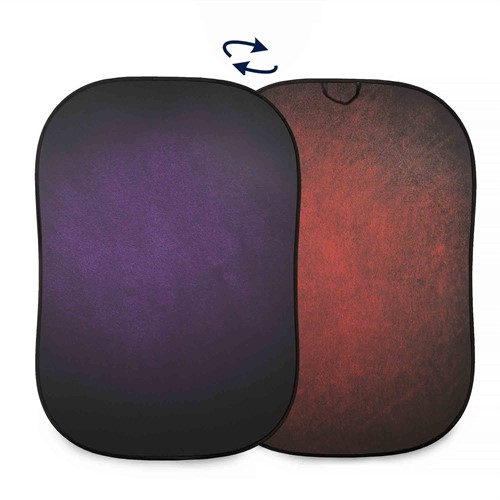 Manfrotto Fotobakgrund 1.5x2.1m Aubergine/Crimson