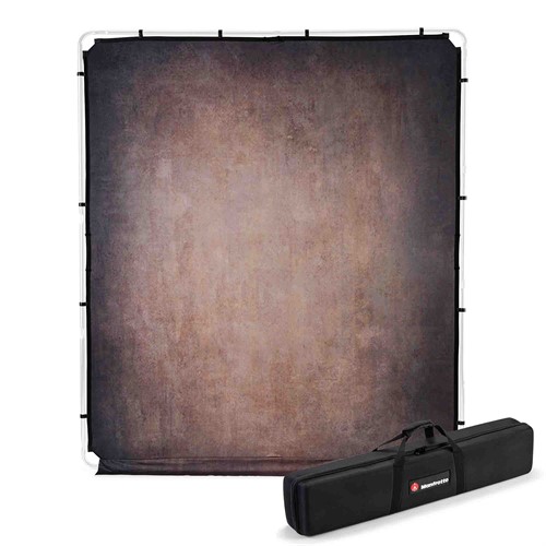 Manfrotto EzyFrame Walnut Vintage Fotobakgrund 2x2.3m