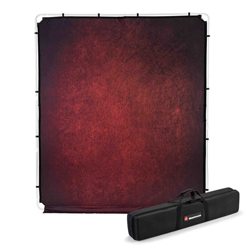 Manfrotto EzyFrame Crimson Vintage Background 2x2.3m