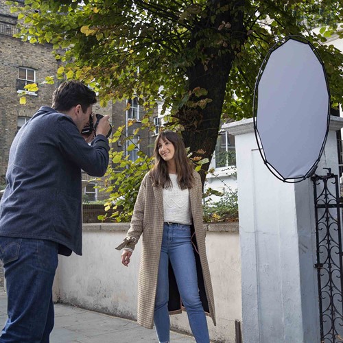 Fungerar som extra ljuskälla