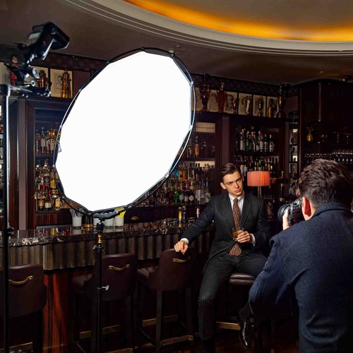 Enkel montering på stativ