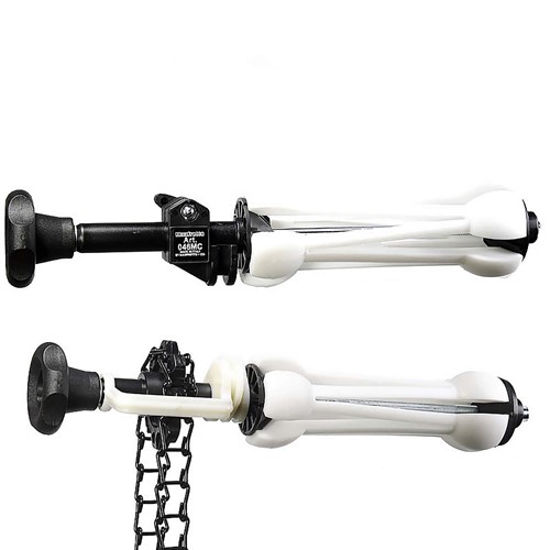 Levereras parvis med en kedja