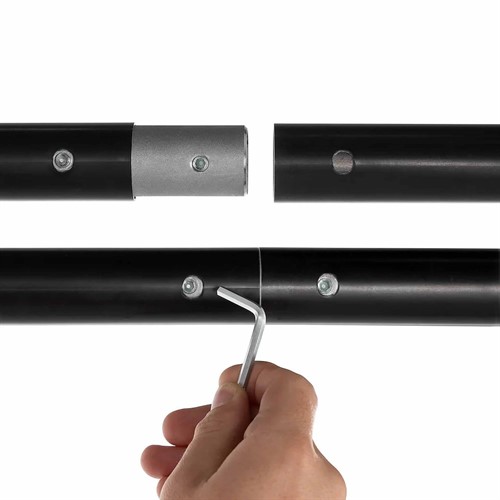 Tre sektioner, snabb montering