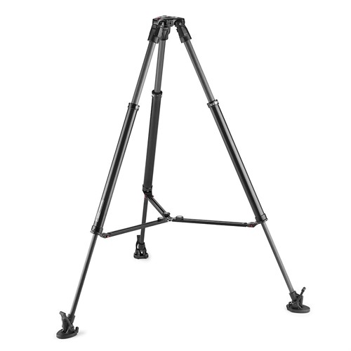 Staget monterat på mitt-nivå