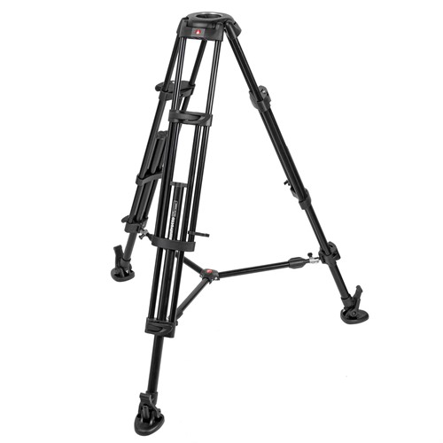 Aluminiumstativ med dubbla benrör