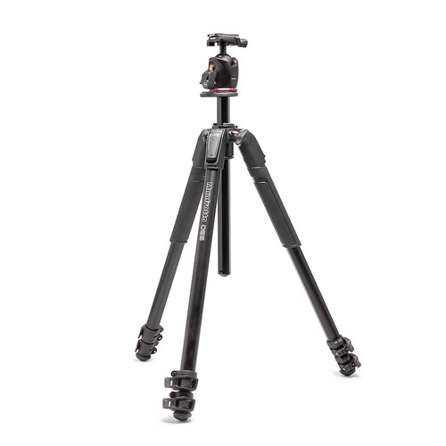 Manfrotto Kamerastativ Kit Aluminium | MT055XPRO3 + MHXPRO-BHQ6T