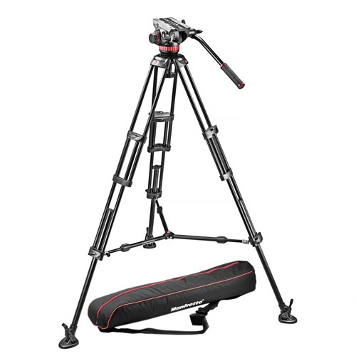 Manfrotto Videostativ Kit med Pro Videohuvud | MVH502A,546BK-1