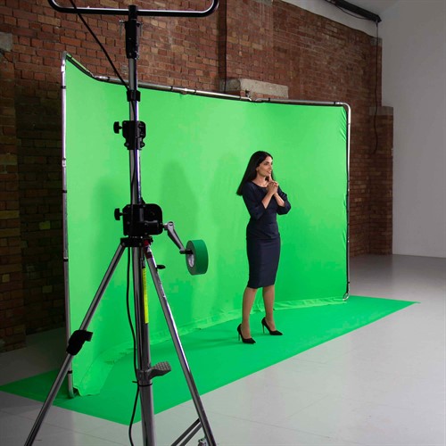 Green Screen Studiobakgrund 4 meter | Manfrotto