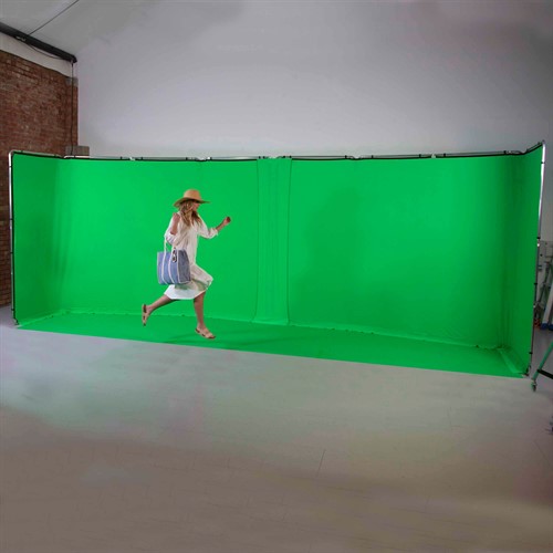 Green Screen Studiobakgrund 8 meter, Manfrotto