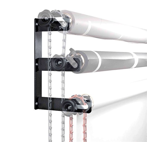 Väggupphängd bakgrundshållare (expander ingår ej)