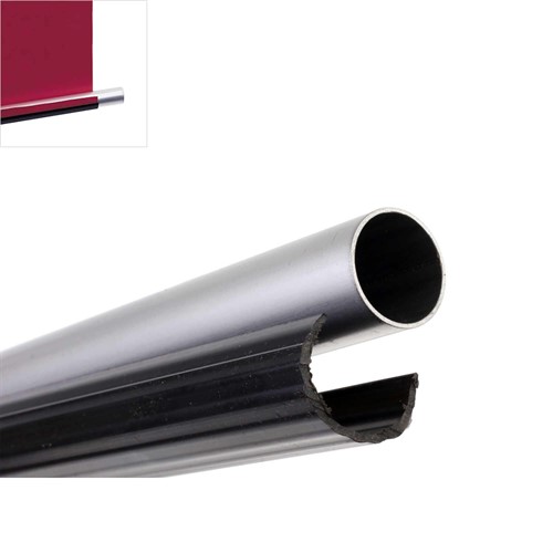 Lås fast pappret runt aluminiumstången med platshöljet