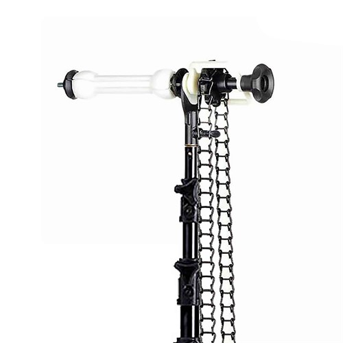 Monteras i toppen av belysningsstativ