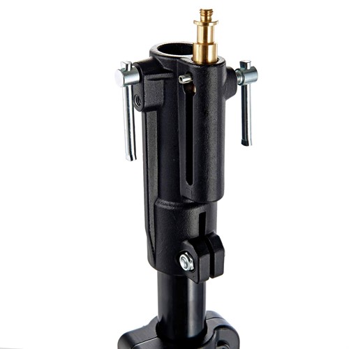 Flera olika monteringsmöjligheter i stativtopp