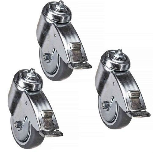 Manfrotto Hjulset 104G 100mm med broms 3st