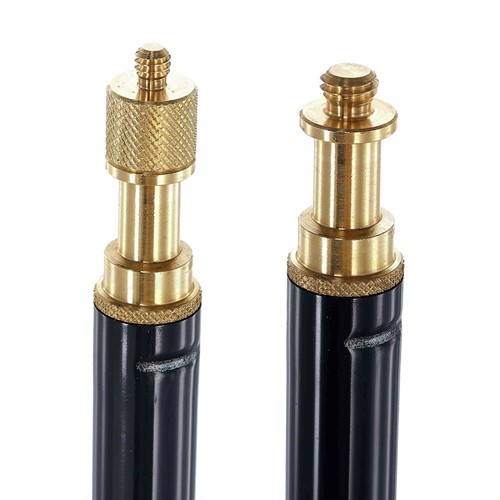 5/8 tapp samt 3/8 gänga och adapter till 1/4 gänga