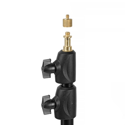 5/8" tapp samt 3/8" gänga och adapter 1/4"