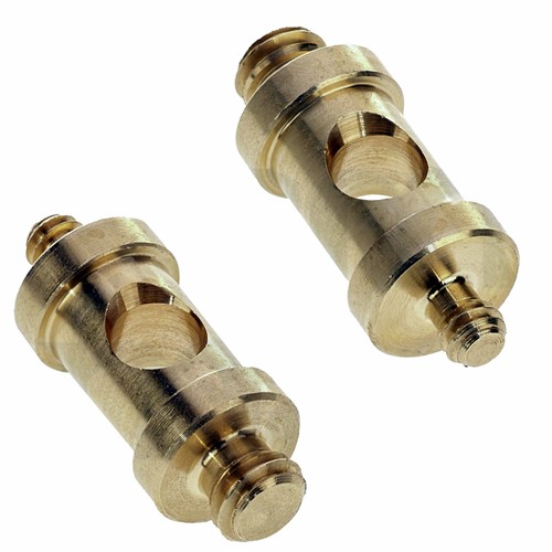 5/8'' diameter with 1/4'' and 3/8'' threaded