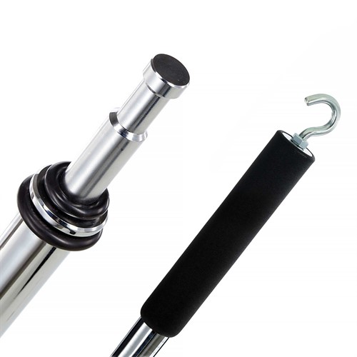 Mycket robust stativbom med smarta detaljer