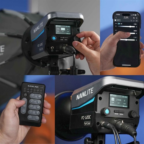 Onboard, Wireless, DMX/RDM & App Contro