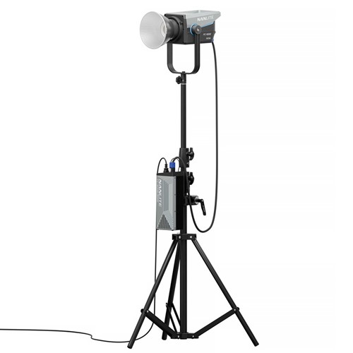 Videobelysning med separat strömförsörjning