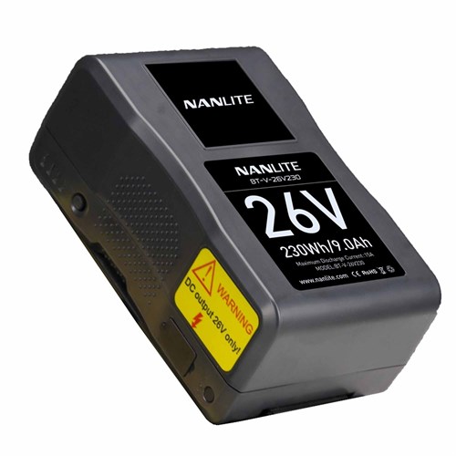 Kraftfullt Li-Ion batteri för LED videobelysning och filmkameror