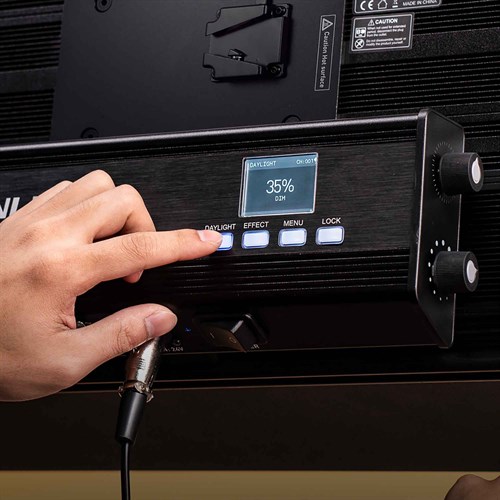 Enkel styrning av ljusstyrka, färgtemperatur m.m.