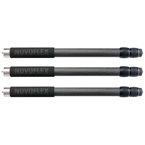 Novoflex QuadroLeg 39mm stativben av kolfiber, 3st