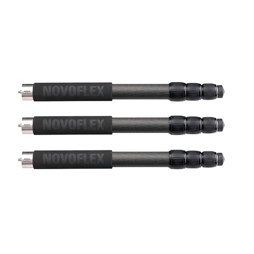 Novoflex QuadroLeg 39mm stativben av kolfiber, 3st