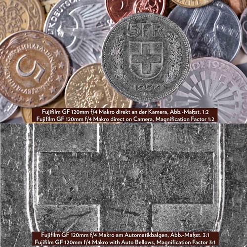 GF 120mm, utan med bälg