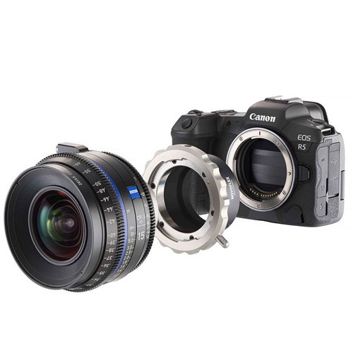 PL-objektiv på RF-kamera