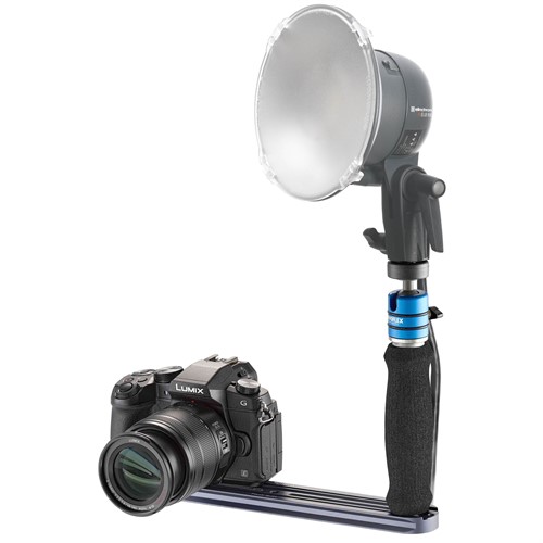 Hållare kan kombineras med Elinchrom ELB 500 TTL