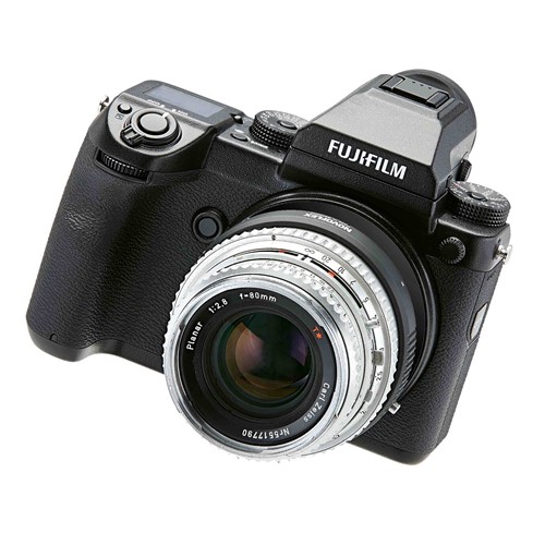 Hasselblad lens on a Fuji G-Mount camera