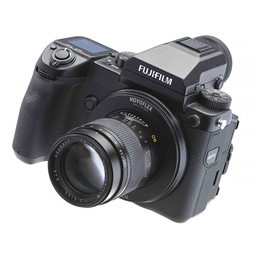 Leica M lens on a Fuji G-mount camera