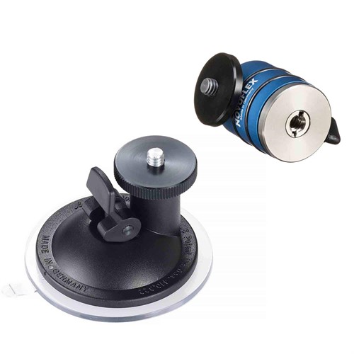 Stativpaket med sugkopp och kulled