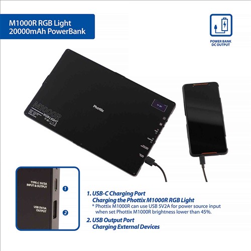 Fungerar även som kraftfull powerbank