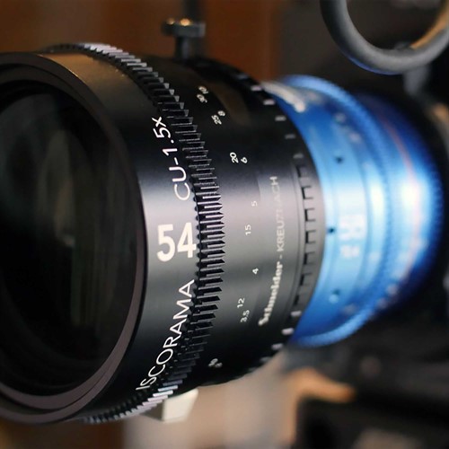 Front adapter with lens