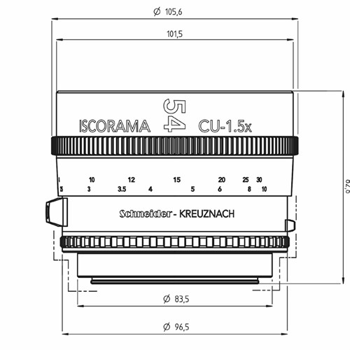 ISCORAMA 54 dimensions