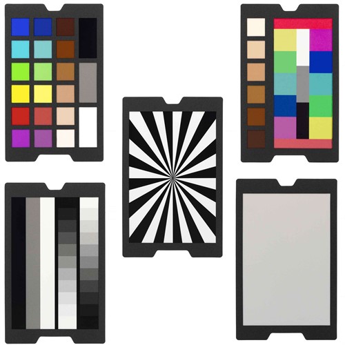 Fem olika referenskort ingår