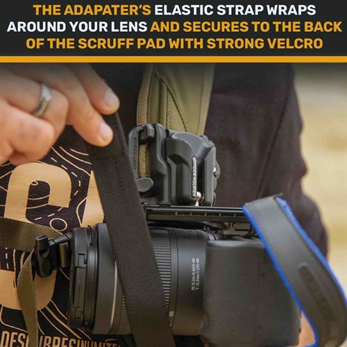 Carry a mirrorless camera with comfort and ease