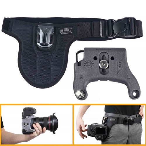 SpiderPro Single Camera Belt, Holster and Camera Plate