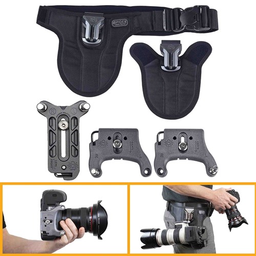 Strap-free system for two cameras